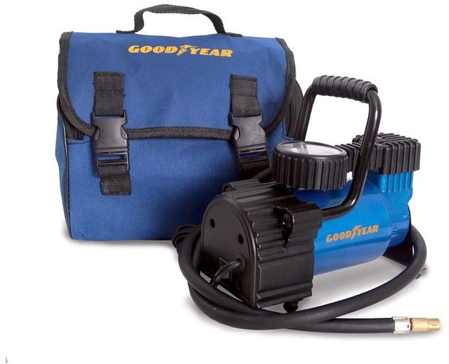 Автомобильный компрессор Goodyear GY-30L 30л/мин шланг 1м фото 2