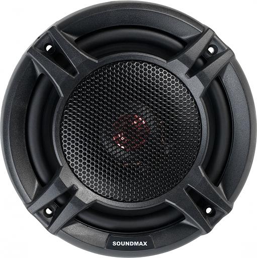 Колонки автомобильные Soundmax SM-CSI602 180Вт 91дБ 4Ом 16.5см (6 1/2дюйм) (ком.:2кол.) коаксиальные двухполосные фото 2