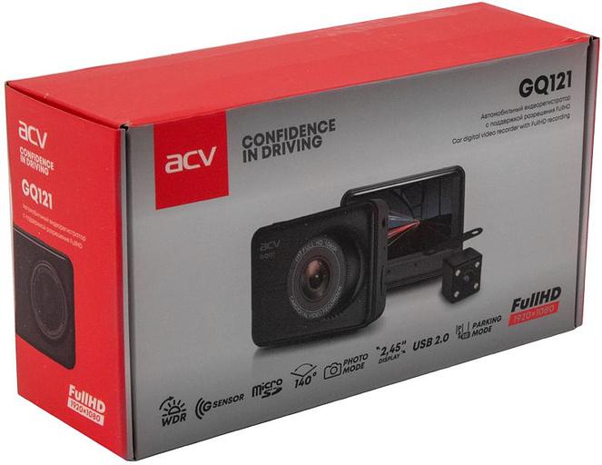 Видеорегистратор ACV GQ121 черный 1080x1920 1080p 140гр. фото 9