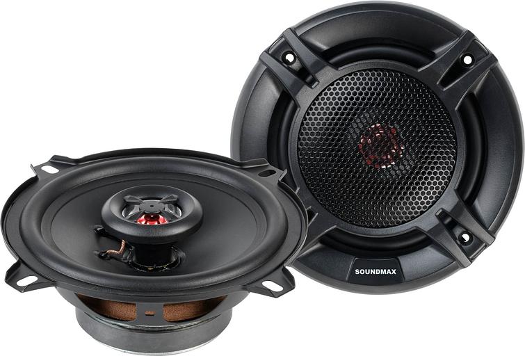 Колонки автомобильные Soundmax SM-CSI502 140Вт 90дБ 4Ом 13см (5дюйм) (ком.:2кол.) коаксиальные двухполосные фото 1