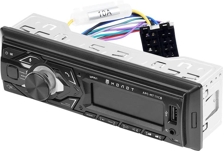 Автомагнитола Ural Молот АРС-МТ 111С 1DIN 4x25Вт (МОЛОТ АРС-МТ 111С) фото 4