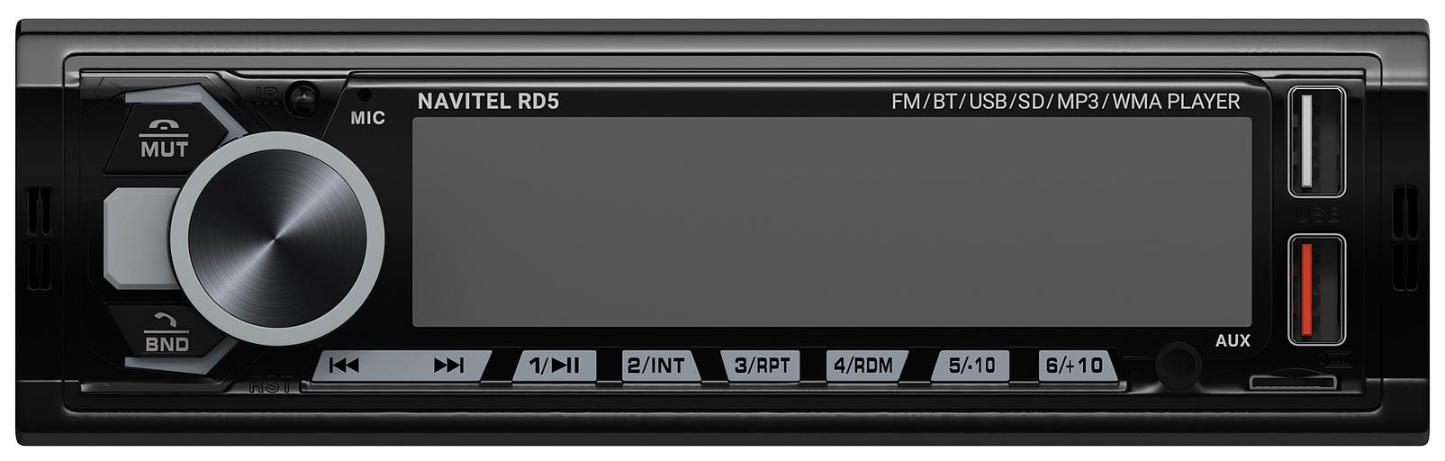 Автомагнитола Navitel RD5 1DIN 4x50Вт ПДУ фото 2