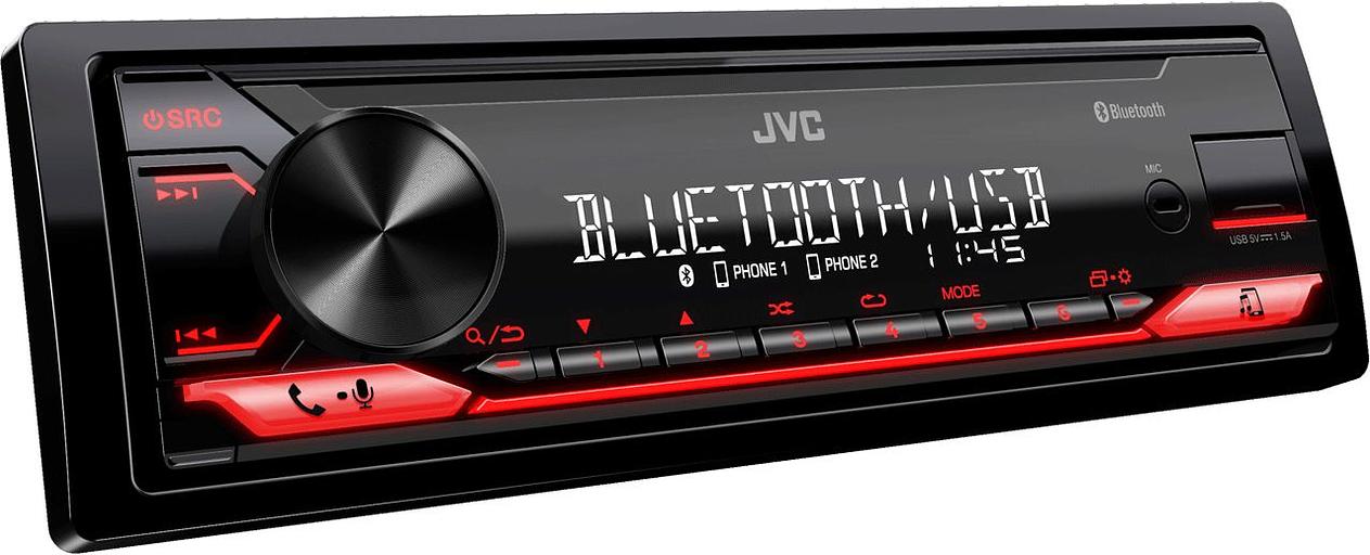 Автомагнитола JVC KD-X182BT 1DIN 4x50Вт v4.2 ПДУ RDS фото 2