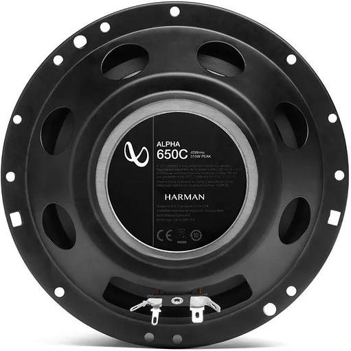 Колонки автомобильные Infinity Alpha 650C 315Вт 91дБ 4Ом 16.5см (6 1/2дюйм) (ком.:4кол.) компонентные двухполосные фото 3