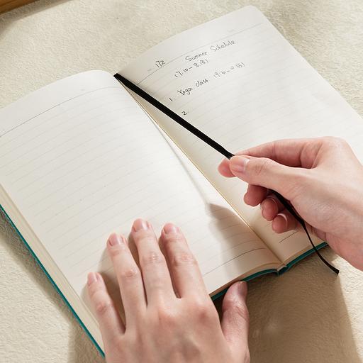 Блокнот Deli EN126LORANGE A5 210х143мм искусст. кожа 96л линейка мягкая обложка оранжевый фото 4