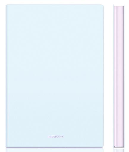 Блокнот Deli EN140LBLUE A5 210х143мм искусст. кожа 96л линейка мягкая обложка голубой фото 1