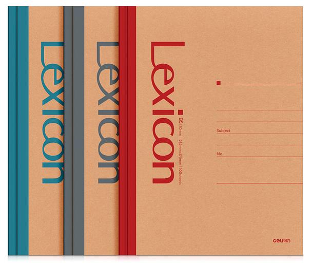 Тетрадь Deli 23215 B5 100л линейка ассорти фото 1