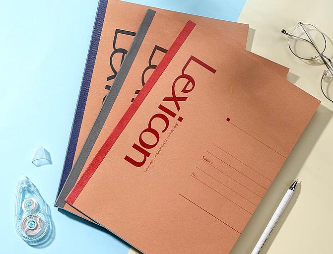 Тетрадь Deli 23217 A4 80л линейка ассорти фото 3