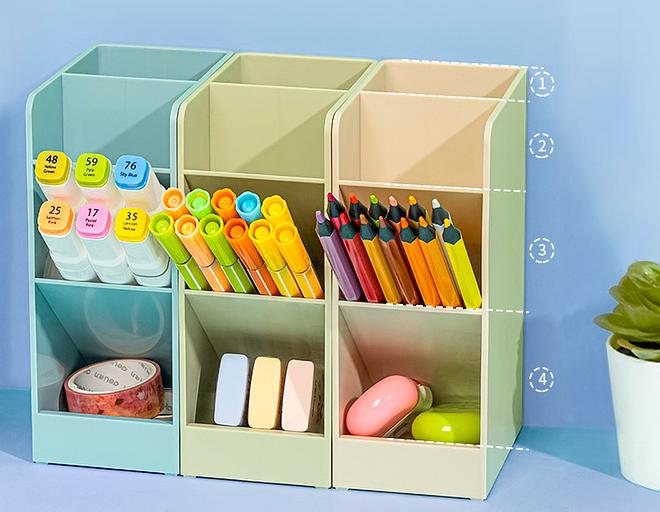 Подставка Deli 8940Green для письменных принадлежностей 60x91x152мм зеленый фото 4