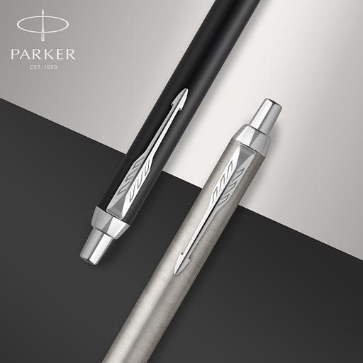 Ручка шариков. Parker IM Core (CW2150841) Stainless Steel CT M черн. черн. подар.кор.европод. фото 5
