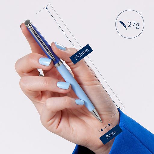 Ручка шариков. Waterman Hemisphere Colour Blocking (2179927) Blue CT M син. черн. подар.кор. фото 2