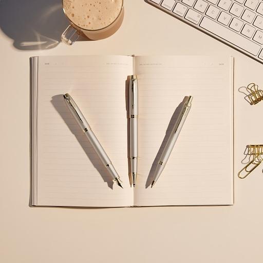 Ручка шариков. Parker IM Monochrome K328 (2172956) Champagne PVD M син. черн. подар.кор. фото 6