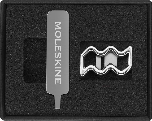 Шильд-символ Moleskine Zodiac Водолей металл серебристый коробка с европод. PINAQUARIUSSILV фото 1