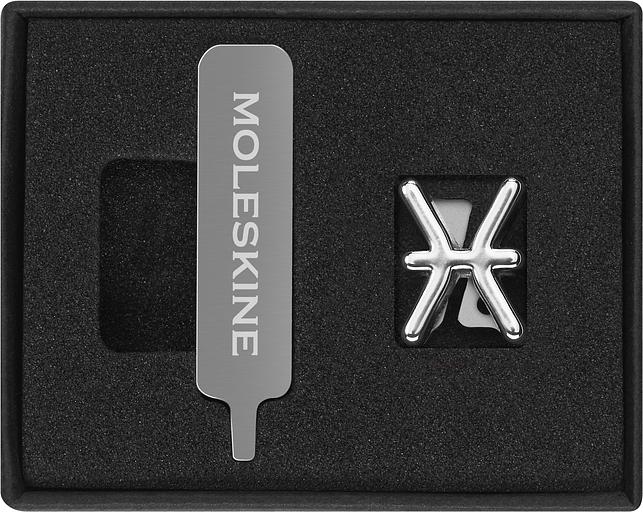 Шильд-символ Moleskine Zodiac Рыбы металл серебристый коробка с европод. PINPISCESSILV фото 1