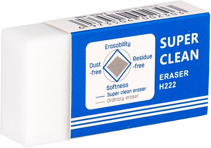 Набор ластиков Deli EH222-P прямоугольный 45х22.5х10.5мм белый картон.кор. (36шт) фото 3