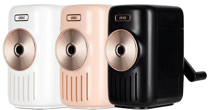 Точилка для карандашей механическая Deli E71165A 1 отверстие пластик ассорти фото 1