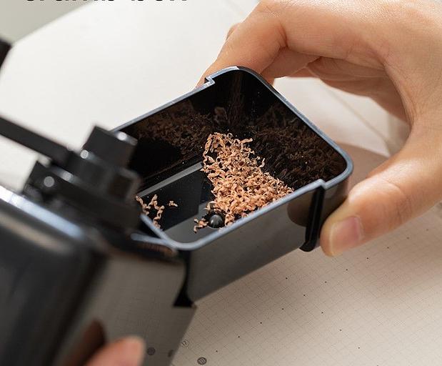 Точилка для карандашей механическая Deli E71165A 1 отверстие пластик ассорти фото 6