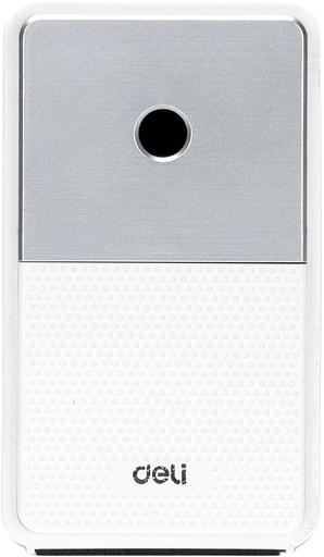 Точилка для карандашей механическая Deli 71160White 1 отверстие пластик белый фото 2