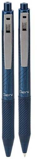 Ручка гелев. автоматическая Deli Geni EG80-BL синий d=0.7мм син. черн. 1стерж. фото 1