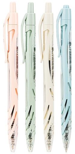 Ручка шариков. автоматическая Deli EQ70-BK ассорти d=0.7мм черн. черн. 1стерж. фото 1