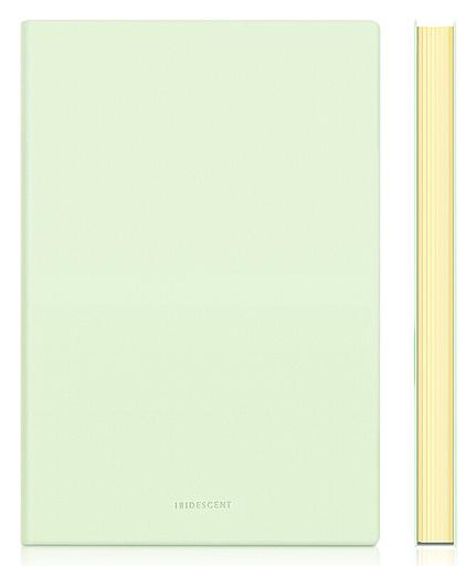 Блокнот Deli EN140LGREEN A5 210х143мм искусст. кожа 96л линейка мягкая обложка зеленый фото 1