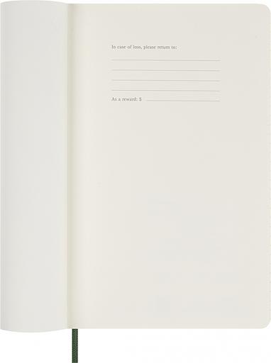 Ежедневник Moleskine CLASSIC SOFT Large 130х210мм 400стр. мягкая обложка зеленый фото 2