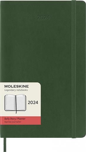 Ежедневник Moleskine CLASSIC SOFT Large 130х210мм 400стр. мягкая обложка зеленый фото 7