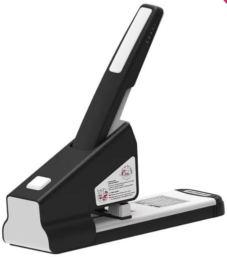 Степлер мощный Kw-Trio 050MX Lever-Tech 23/6 23/17 (140листов) черный 100скоб металл/пластик закрытый коробка фото 1