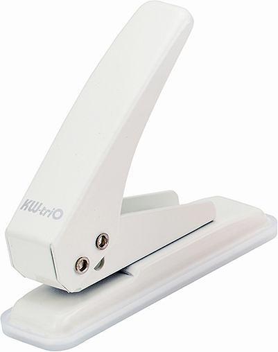 Дырокол Kw-Trio 09190WHITE макс.:20лист. металл белый отв.:1 фото 1