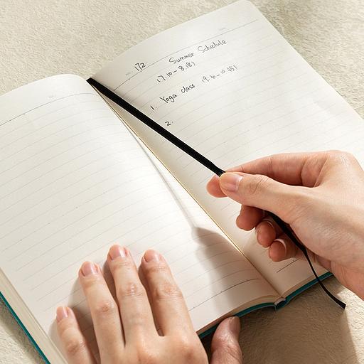 Блокнот Deli EN135LPINK A5 210х143мм искусст. кожа 80л линейка мягкая обложка розовый фото 3