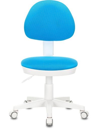 Кресло детское Бюрократ KD-3 голубой TW-55 крестов. пластик белый фото 2