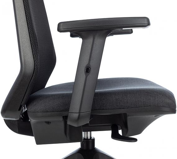 Кресло Бюрократ MC-611NL черный TW-01 38-418 сетка/ткань крестов.4-луч. пластик фото 5