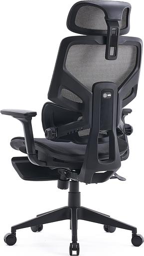 Кресло Cactus CS-CHR-MC01-GYBK серый сиденье черный с подголов. крестов. фото 5