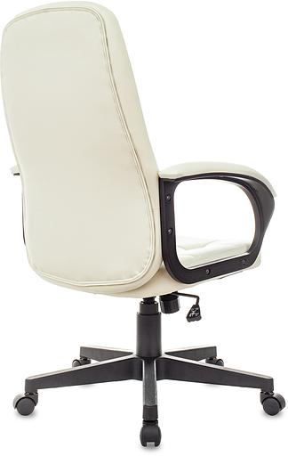 Кресло руководителя Бюрократ CH 002 слоновая кость OR-10 эко.кожа крестов. пластик фото 4