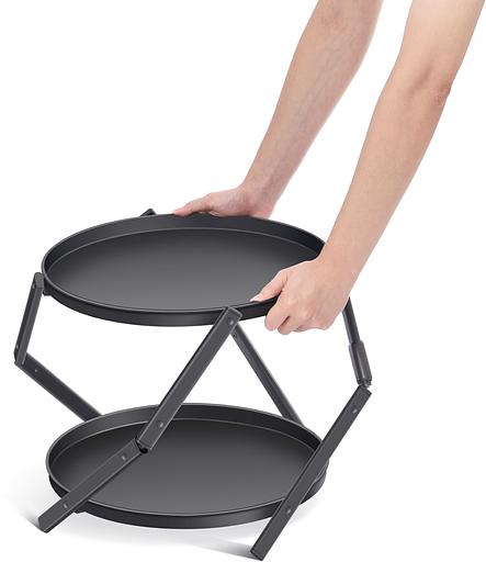 Стол Domfy DHC-ST30862 складн. черный 41.7x41.7x47.1см фото 2