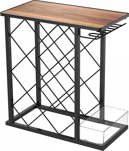 Стойка Domfy DHC-WR10583 для вина 39.2x21x41.3см черный/коричневый фото 2