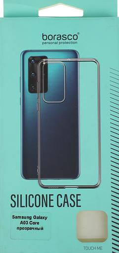 Чехол (клип-кейс) BoraSCO для Samsung Galaxy A03 Core прозрачный (40943) фото 6