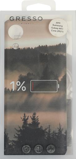 Чехол (клип-кейс) Gresso для Samsung Galaxy A03 Core Meridian черный/бежевый (GR17AAAE8936) фото 6