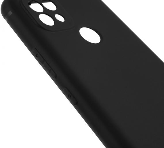 Чехол (клип-кейс) BoraSCO для Realme C21 черный (матовый) (40041) фото 4