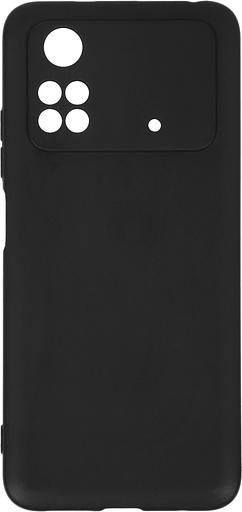 Чехол (клип-кейс) DF для Xiaomi Poco M4 Pro poCase-03 черный фото 1