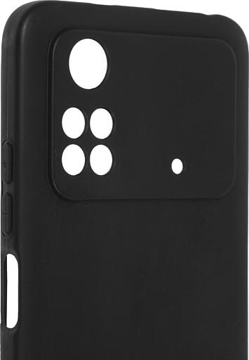 Чехол (клип-кейс) DF для Xiaomi Poco M4 Pro poCase-03 черный фото 3