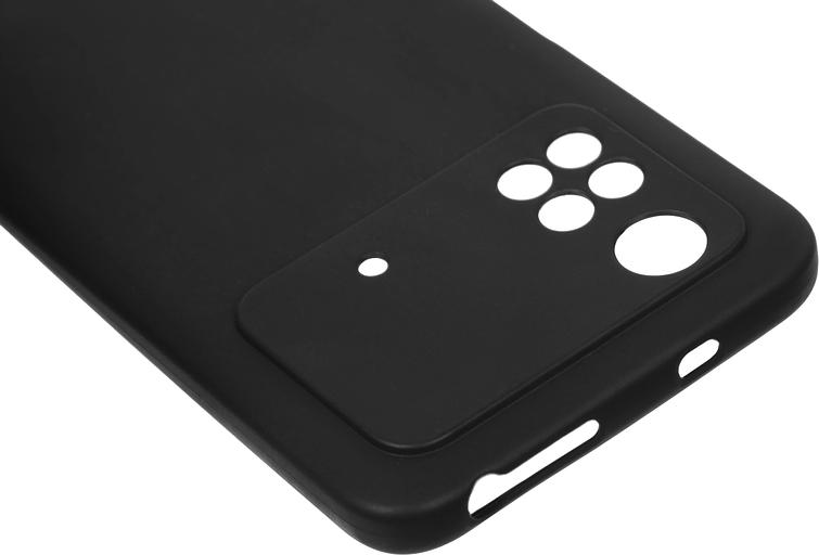 Чехол (клип-кейс) DF для Xiaomi Poco M4 Pro poCase-03 черный фото 6