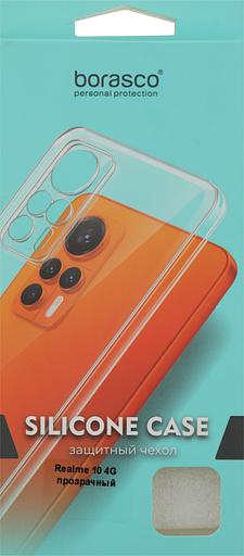 Чехол (клип-кейс) BoraSCO для Realme 10 4G 71180 прозрачный фото 8