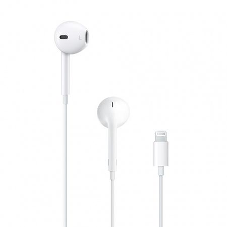 Гарнитура вкладыши Apple EarPods A1748 1.1м белый проводные в ушной раковине (MMTN2ZM/A) фото 1