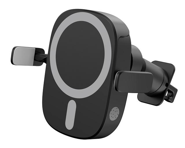 Держатель Wiiix CW-38V-Z магнитный беспров.з/у. черный фото 1