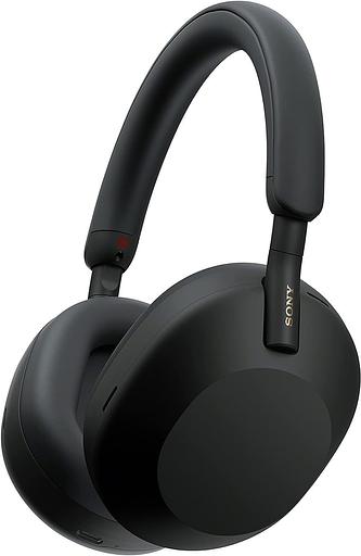 Гарнитура мониторные Sony WH-1000XM5 1.2м черный беспроводные bluetooth оголовье (WH1000XM5/B) фото 1