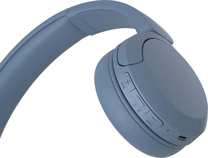 Наушники накладные Sony WH-CH520 синий беспроводные bluetooth оголовье (WH-CH520/L) фото 4