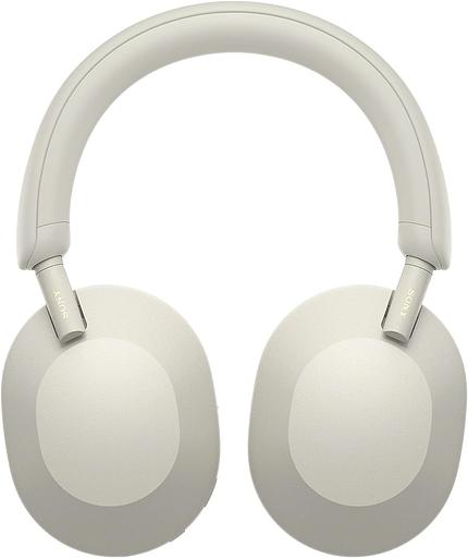 Гарнитура мониторные Sony WH-1000XM5 1.2м белый беспроводные bluetooth оголовье (WH1000XM5/S) фото 3