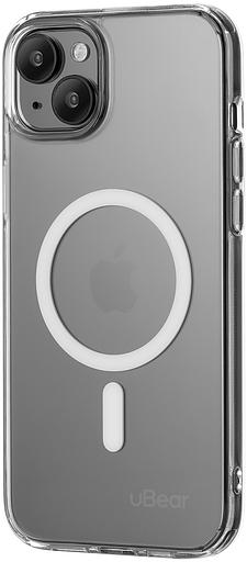 Чехол (клип-кейс) uBear для Apple iPhone 15 Plus Real Mag Case with MagSafe прозрачный (CS254TT67RL-I23M) фото 1