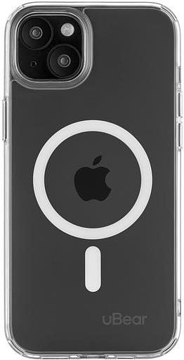 Чехол (клип-кейс) uBear для Apple iPhone 15 Plus Real Mag Case with MagSafe прозрачный (CS254TT67RL-I23M) фото 2